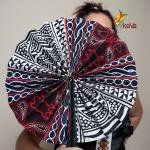 Éventail Pliable Ethnique